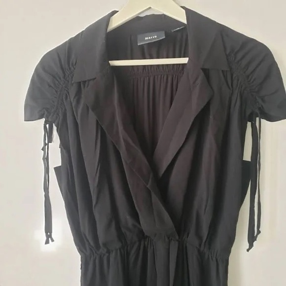 Anthropologie Maeve Carlotta Ruched Shirt Dress Size XS - Picture 4 of 7